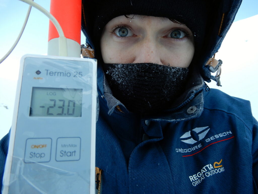 -23°C w Litworowym Kotle (29 stycznia 2023)